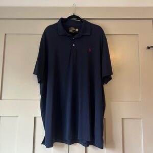 Polo by Ralph Lauren Men's Dark Blue Polo Shirt